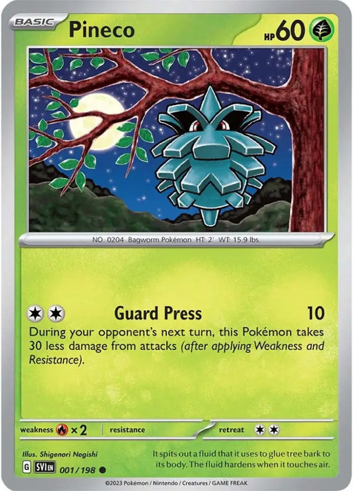 Pineco (001/198) [Scarlet & Violet: Base Set] - Pokemon Single