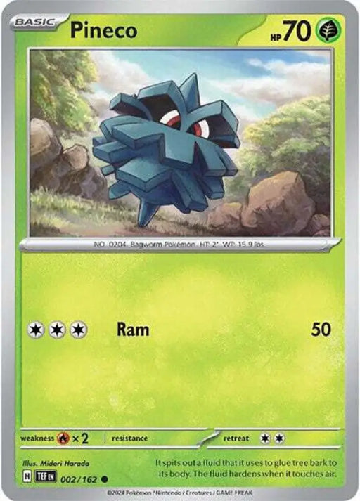 Pineco (002/162) [Scarlet & Violet: Temporal Forces] - Pokemon Single