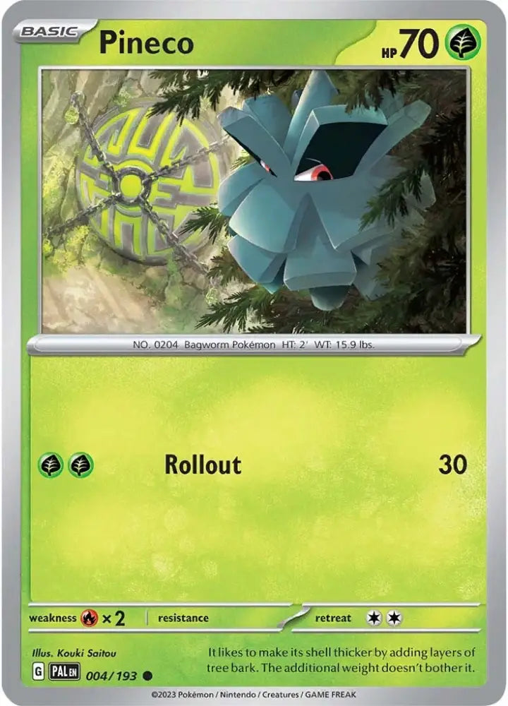 Pineco (004/193) [Scarlet & Violet: Paldea Evolved] - Pokemon Single