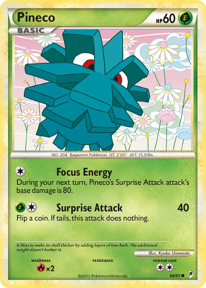 Pineco (68/95) [HeartGold & SoulSilver: Call of Legends] - Pokemon Single