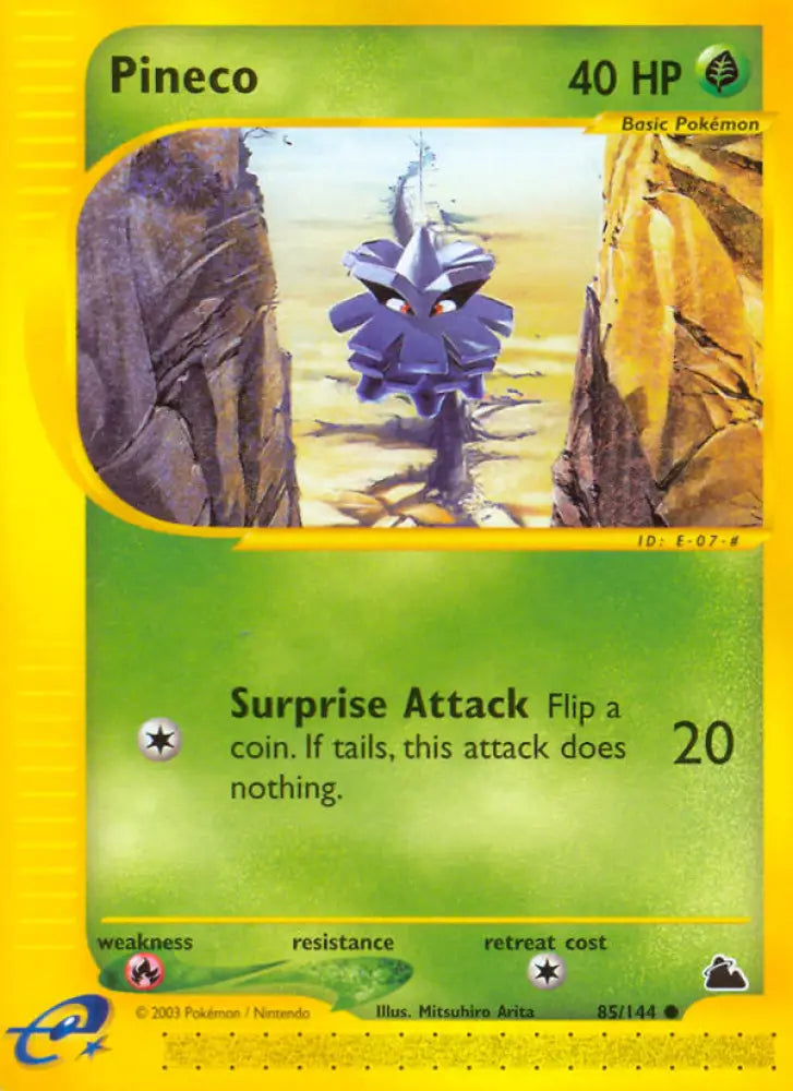 Pineco (85/144) [Skyridge] - Pokemon Single