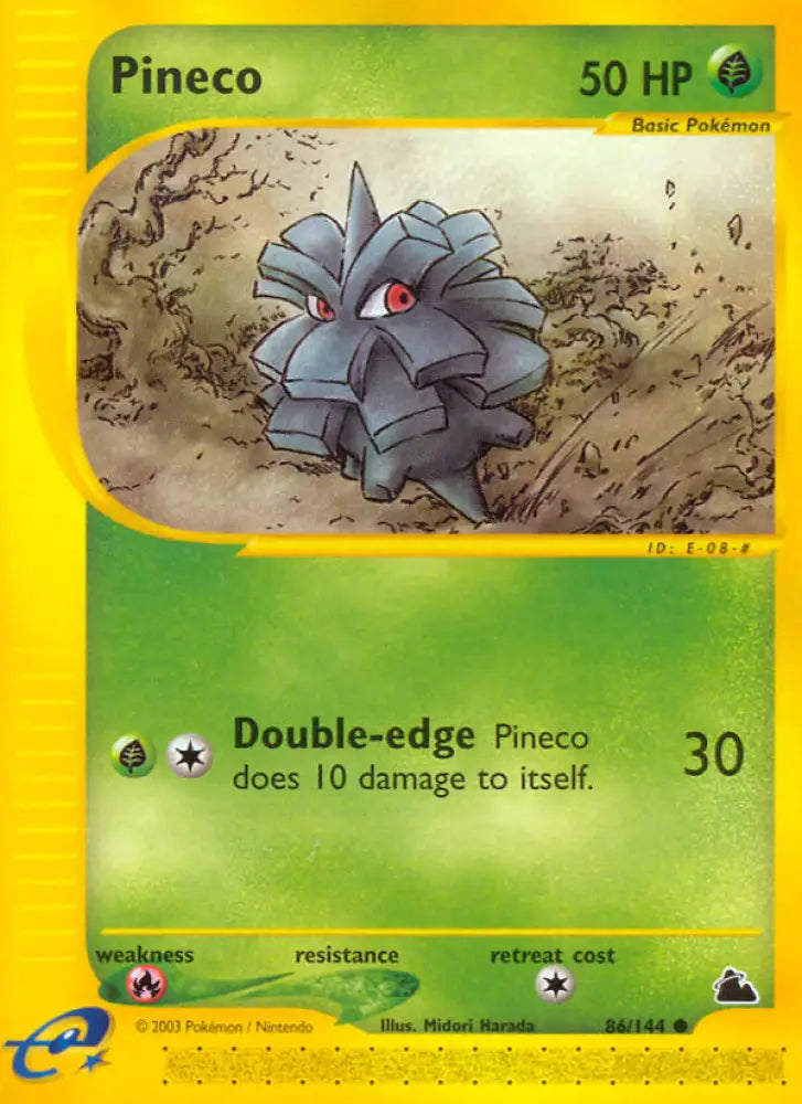 Pineco (86/144) [Skyridge] - Pokemon Single