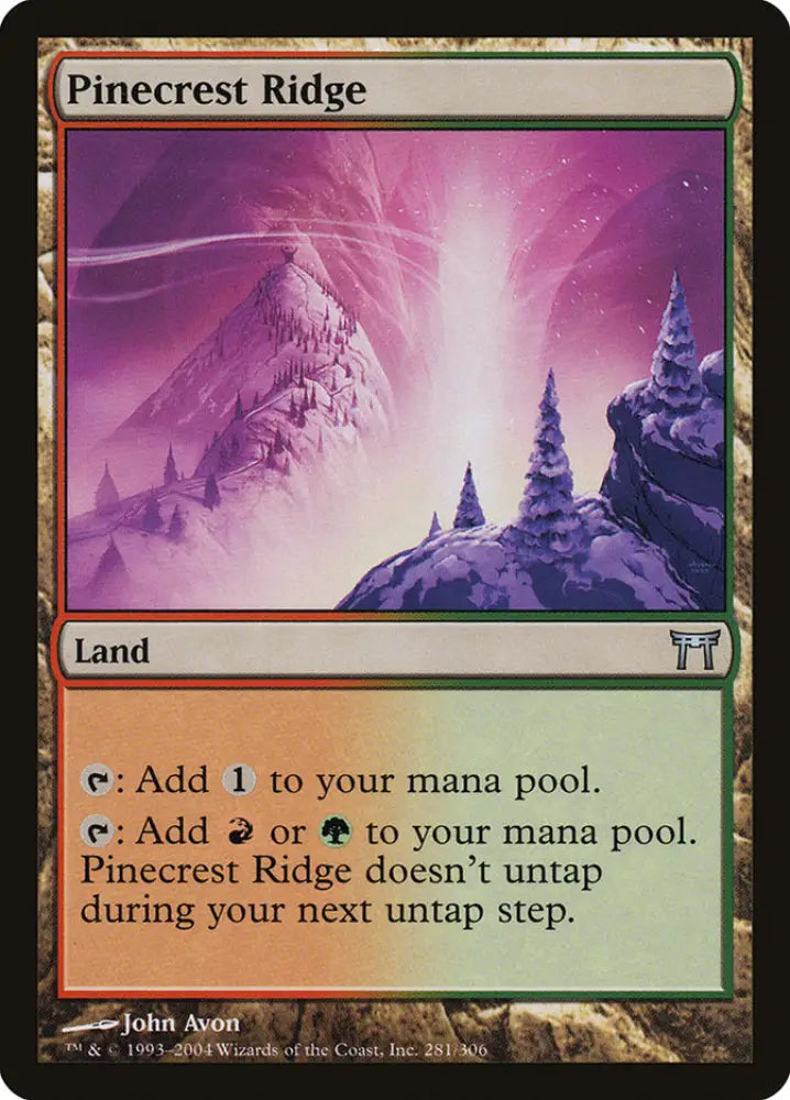 Pinecrest Ridge [Champions of Kamigawa] - MTG Single