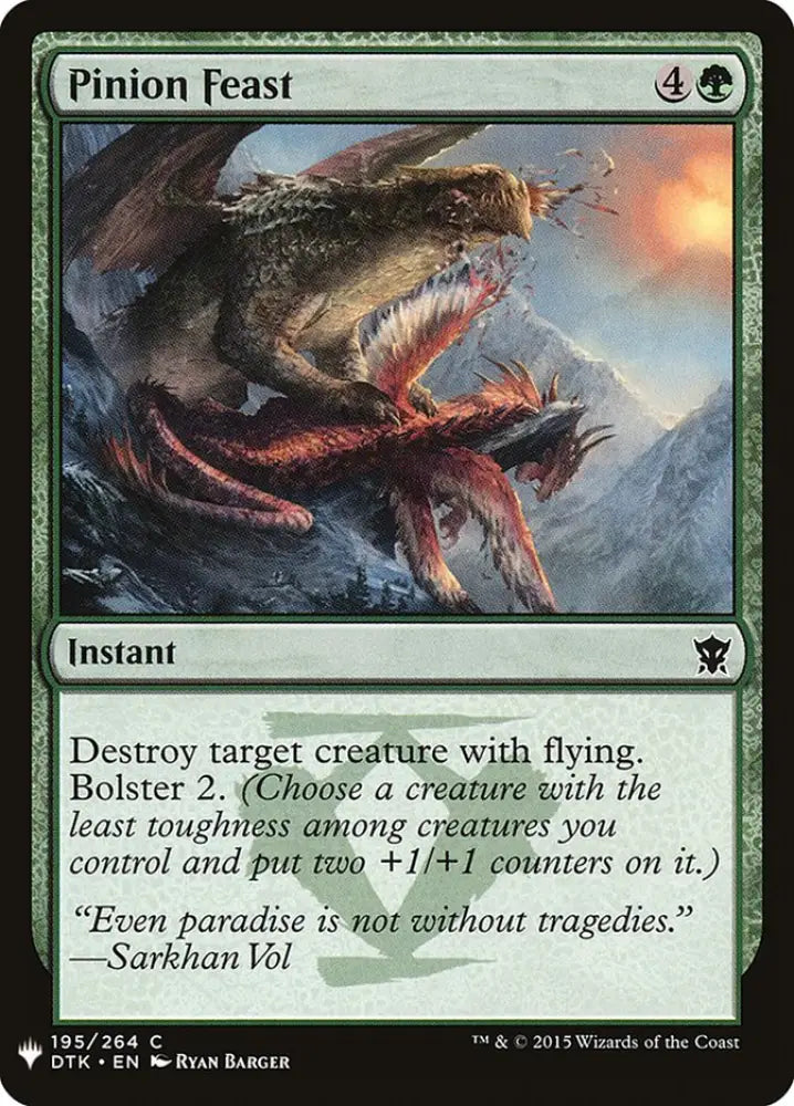 Pinion Feast [Mystery Booster] - MTG Single