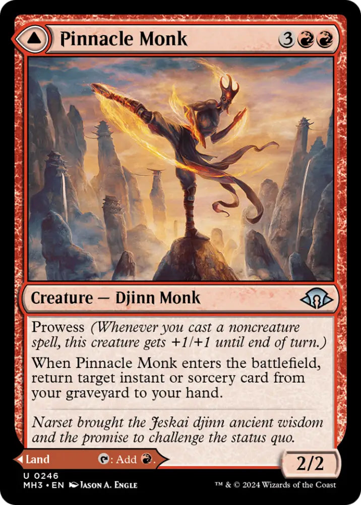 Pinnacle Monk [Modern Horizons 3] - MTG Single