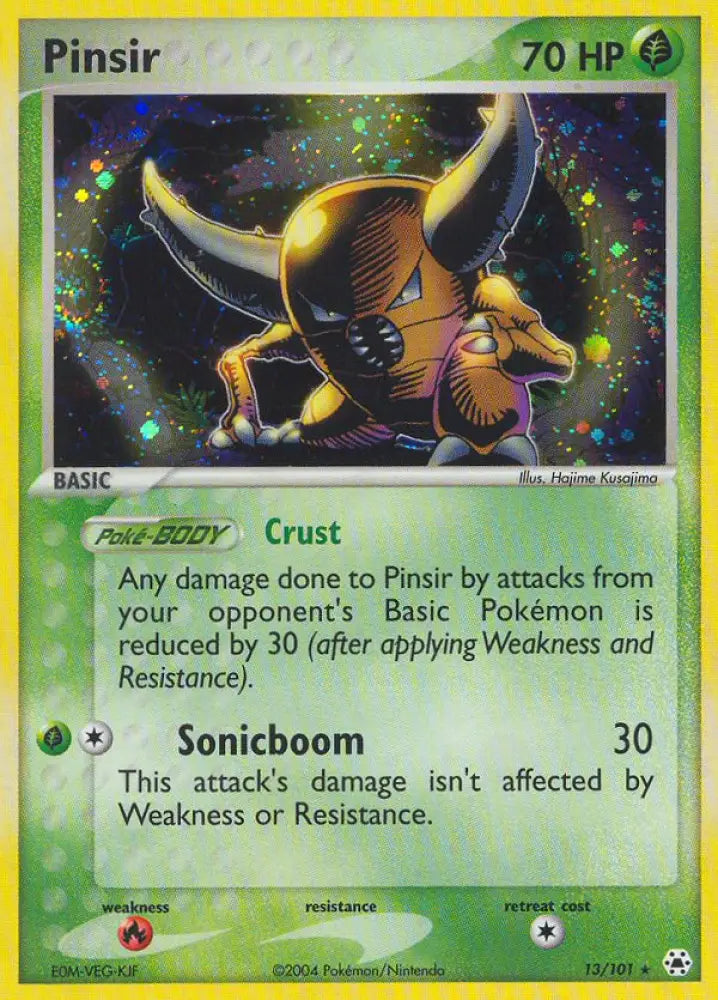 Pinsir (13/101) [EX: Hidden Legends] - Pokemon Single