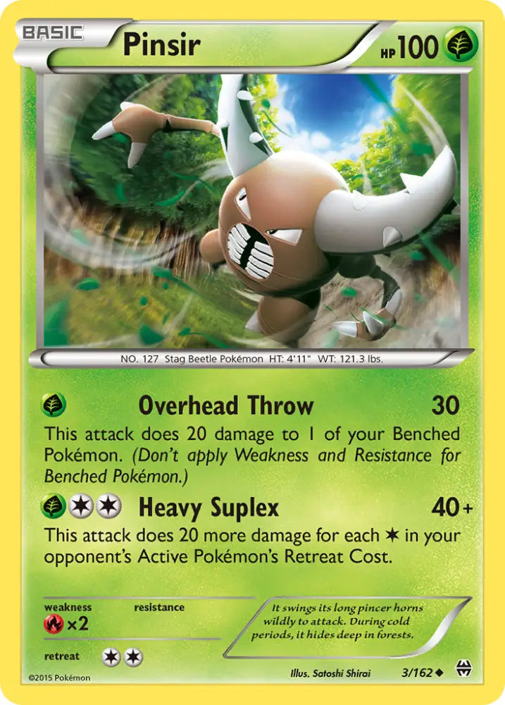 Pinsir (3/162) [XY: BREAKthrough] - Pokemon Single