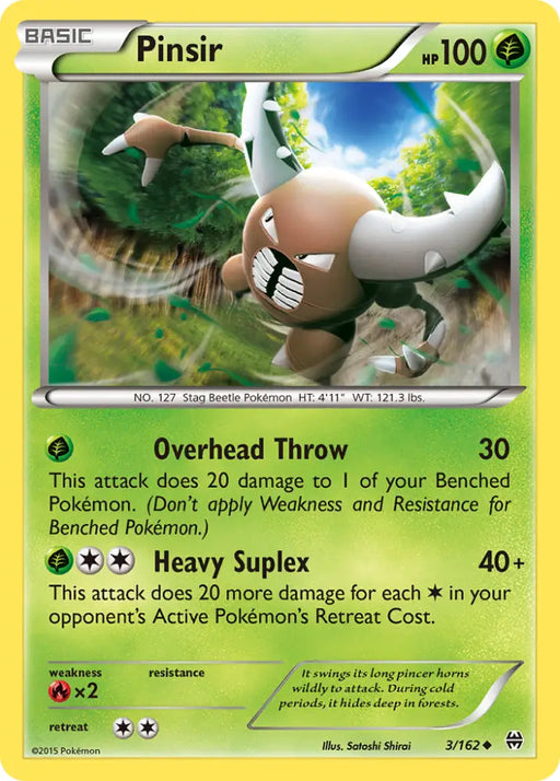 Pinsir (3/162) [XY: BREAKthrough] - Pokemon Single