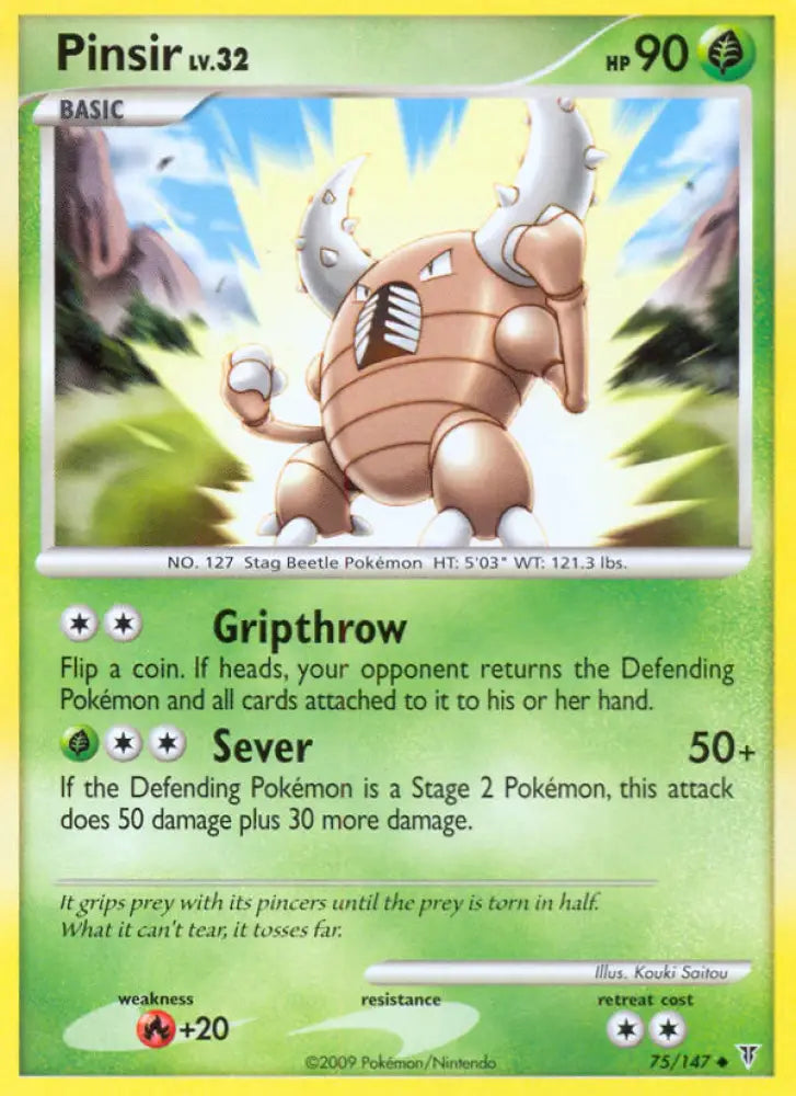 Pinsir (75/147) [Platinum: Supreme Victors] - Pokemon Single