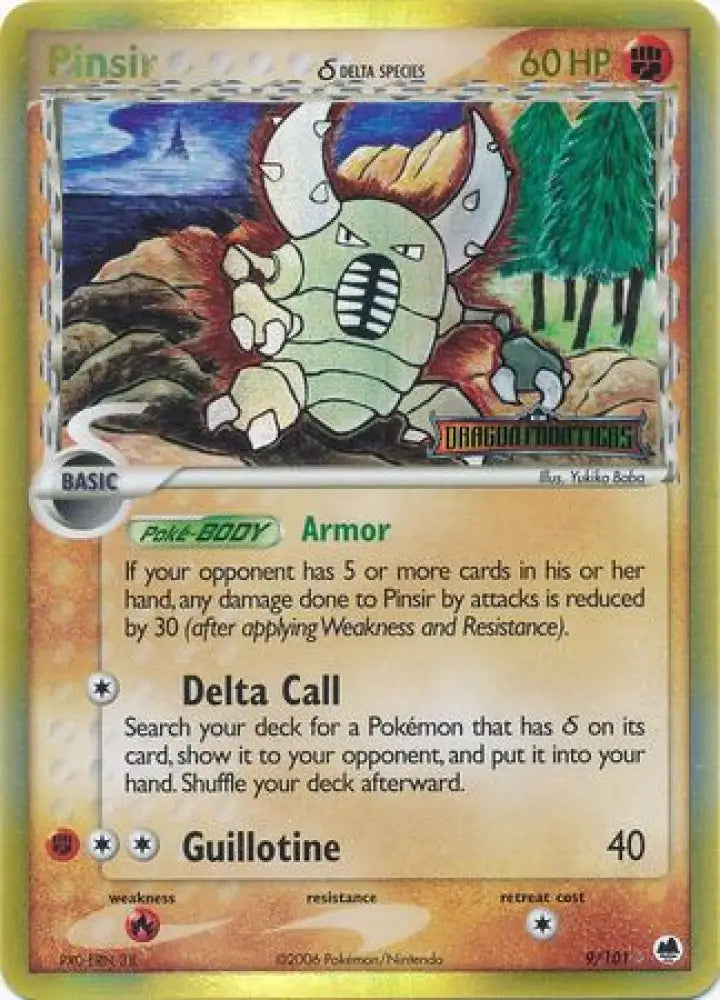 Pinsir (9/101) (Delta Species) (Stamped) [EX: Dragon Frontiers] - Pokemon Single
