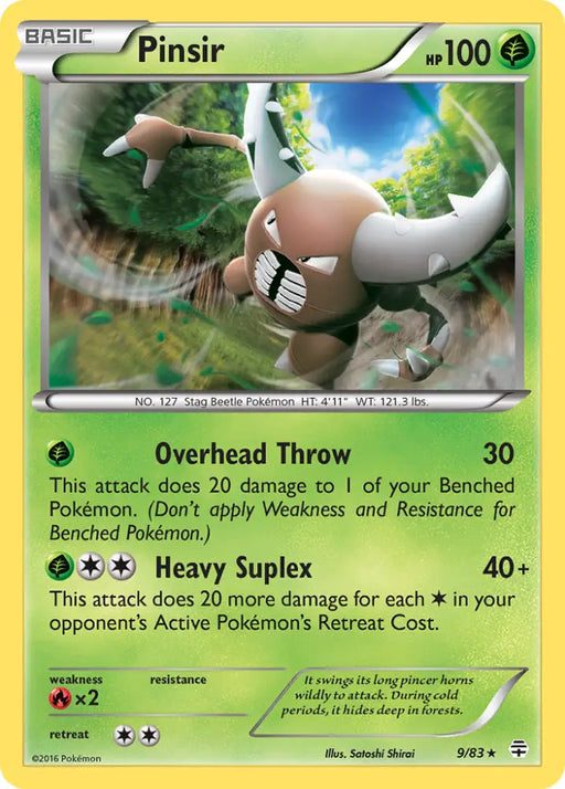 Pinsir (9/83) [XY: Generations] - Pokemon Single