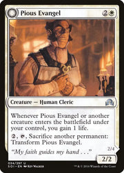 Pious Evangel // Wayward Disciple [Shadows over Innistrad] - MTG Single