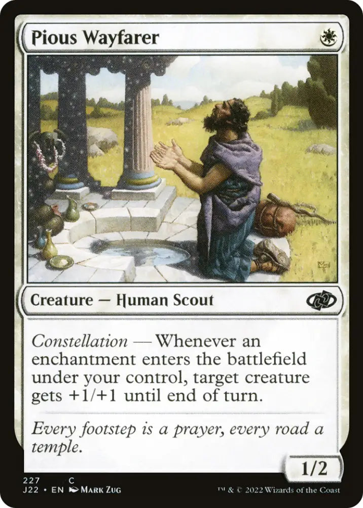 Pious Wayfarer [Jumpstart 2022] - MTG Single