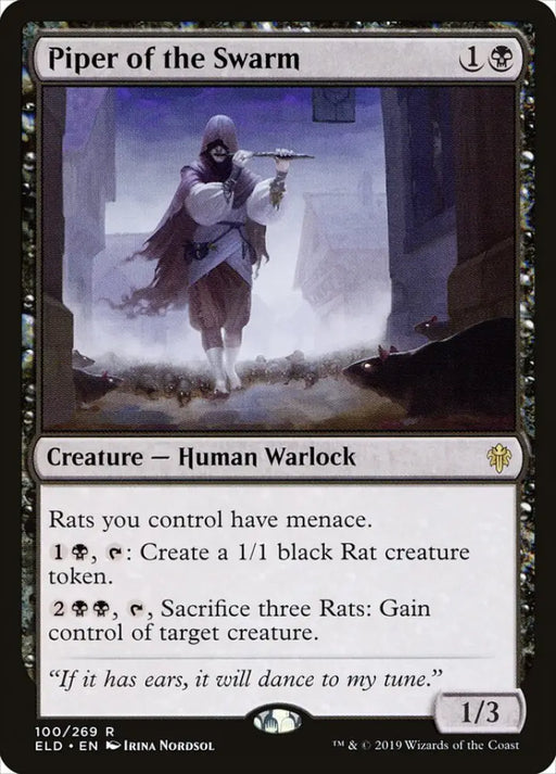 Piper of the Swarm (100/269) [Throne of Eldraine] - MTG Single