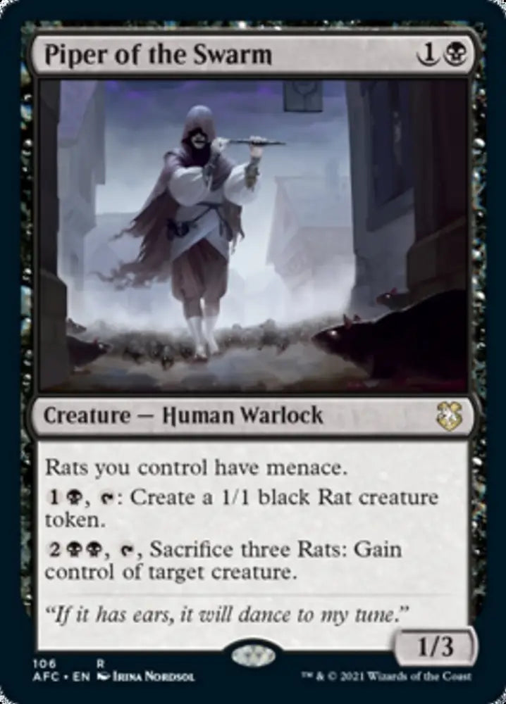 Piper of the Swarm [Dungeons & Dragons: Adventures in the Forgotten Realms Commander] - MTG Single