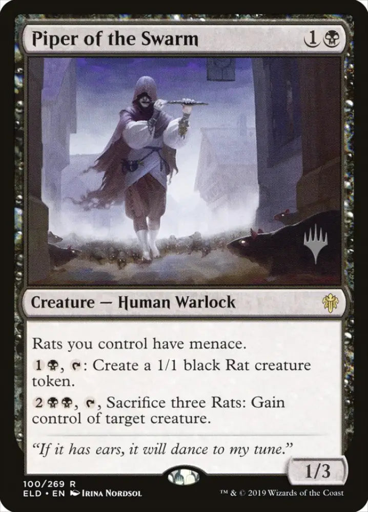 Piper of the Swarm (Promo Pack) [Throne of Eldraine Promos] - MTG Single