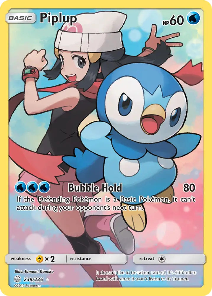 Piplup (239/236) [Sun & Moon: Cosmic Eclipse] - Pokemon Single