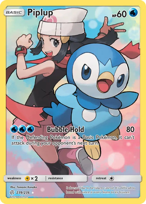 Piplup (239/236) [Sun & Moon: Cosmic Eclipse] - Pokemon Single