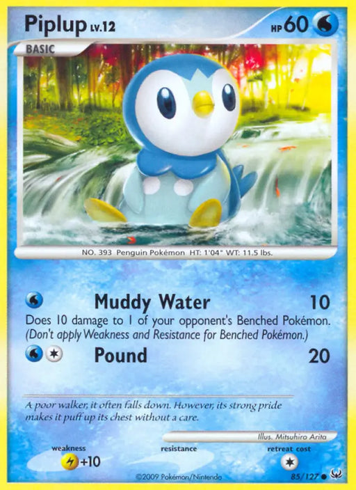 Piplup (85/127) [Platinum: Base Set] - Pokemon Single