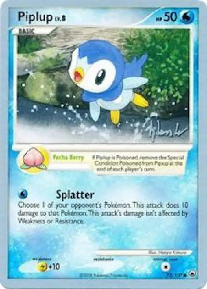 Piplup LV.8 (72/100) (Empotech - Dylan Lefavour) [World Championships 2008] - Pokemon Single