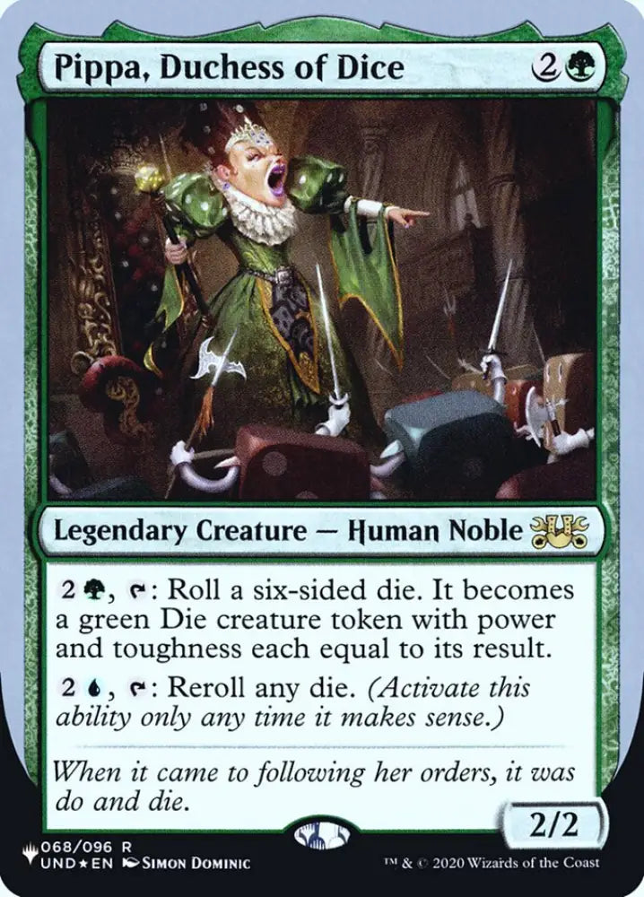 Pippa Duchess of Dice (Unfinity Foil Edition) [The List] - MTG Single