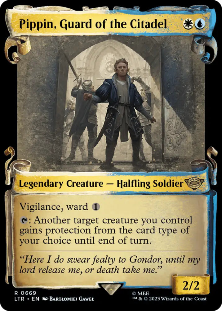 Pippin Guard of the Citadel [The Lord of the Rings: Tales of Middle-Earth Showcase Scrolls] - MTG Single