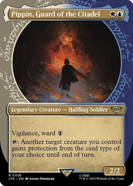 Pippin Guard of the Citadel (Showcase Ring Frame) [The Lord of the Rings: Tales of Middle-Earth] - MTG Single