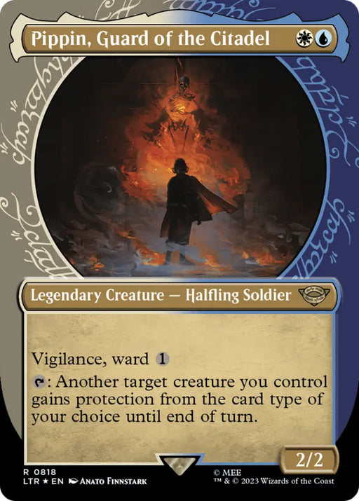 Pippin Guard of the Citadel (Showcase) (Surge Foil) [The Lord of the Rings: Tales of Middle-Earth] - MTG Single