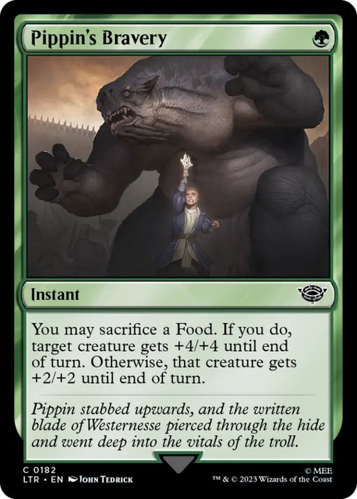 Pippin’s Bravery [The Lord of the Rings: Tales of Middle-Earth] - MTG Single