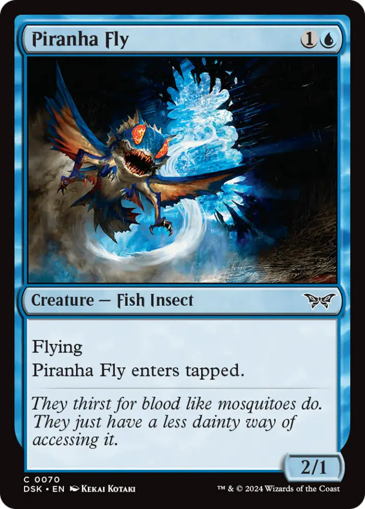 Piranha Fly [Duskmourn: House of Horror] - MTG Single