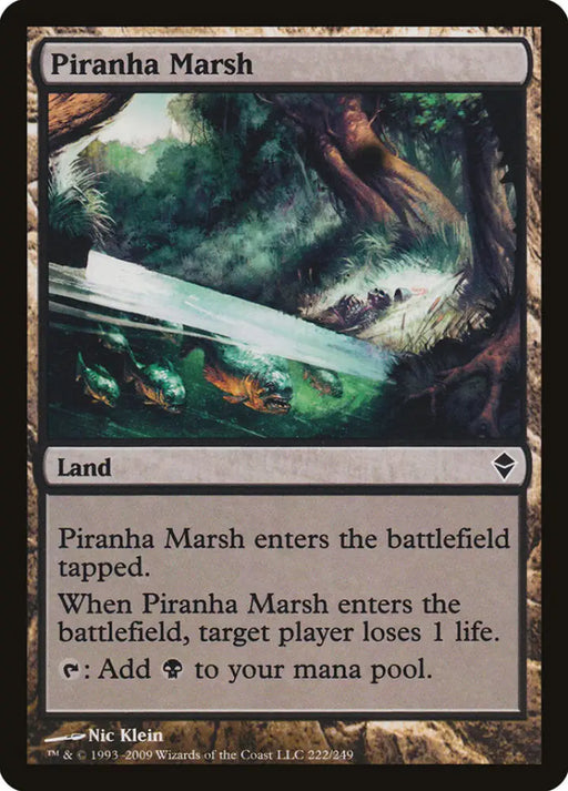 Piranha Marsh [Zendikar] - MTG Single