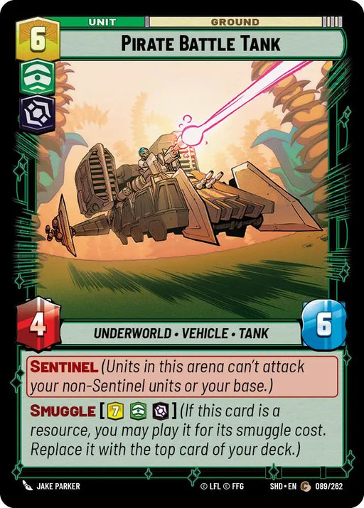 Pirate Battle Tank (089/262) [Shadows of the Galaxy] - Star Wars: Unlimited Single