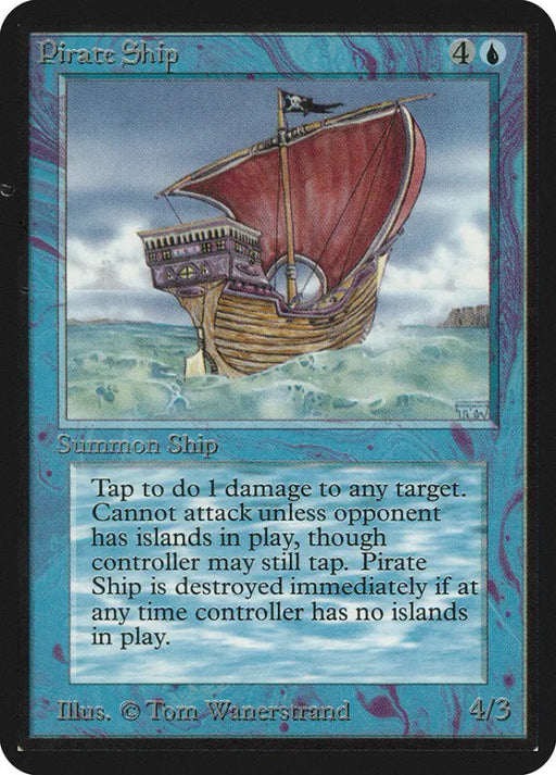 Pirate Ship [Alpha Edition] - MTG Single