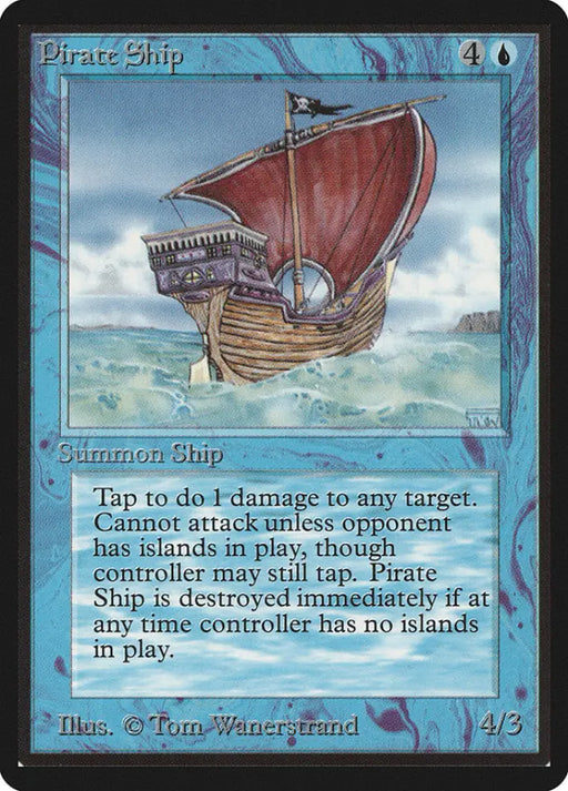 Pirate Ship [Beta Edition] - MTG Single