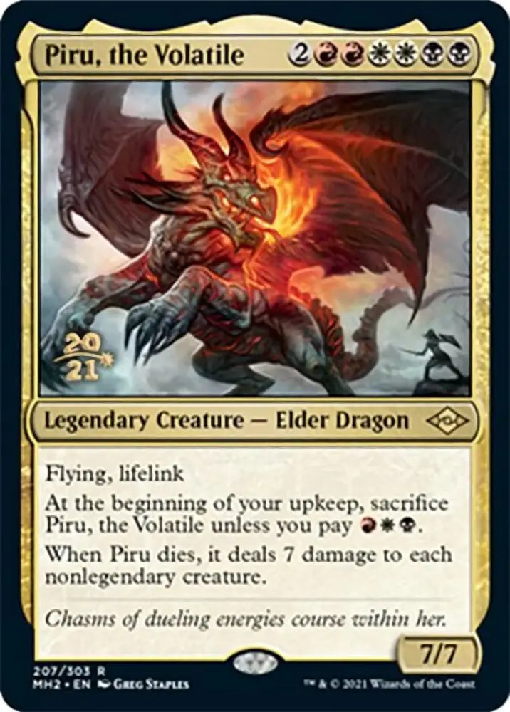 Piru the Volatile [Modern Horizons 2 Prerelease Promos] - MTG Single
