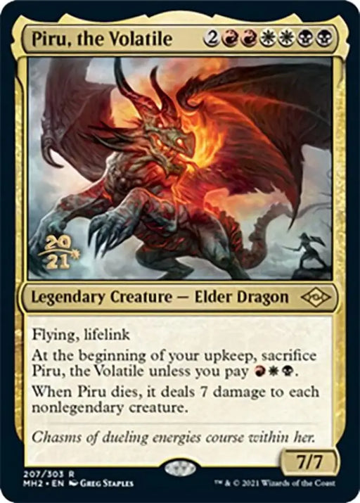 Piru the Volatile [Modern Horizons 2 Prerelease Promos] - MTG Single