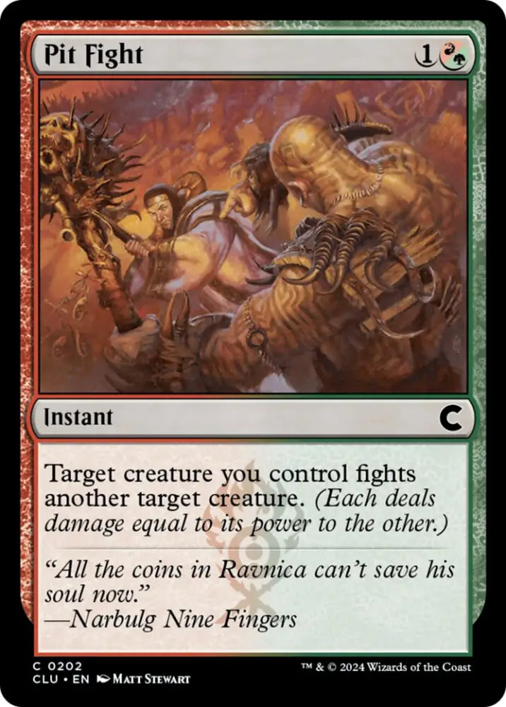 Pit Fight [Ravnica: Clue Edition] - MTG Single