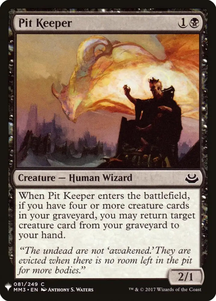 Pit Keeper [Mystery Booster] - MTG Single