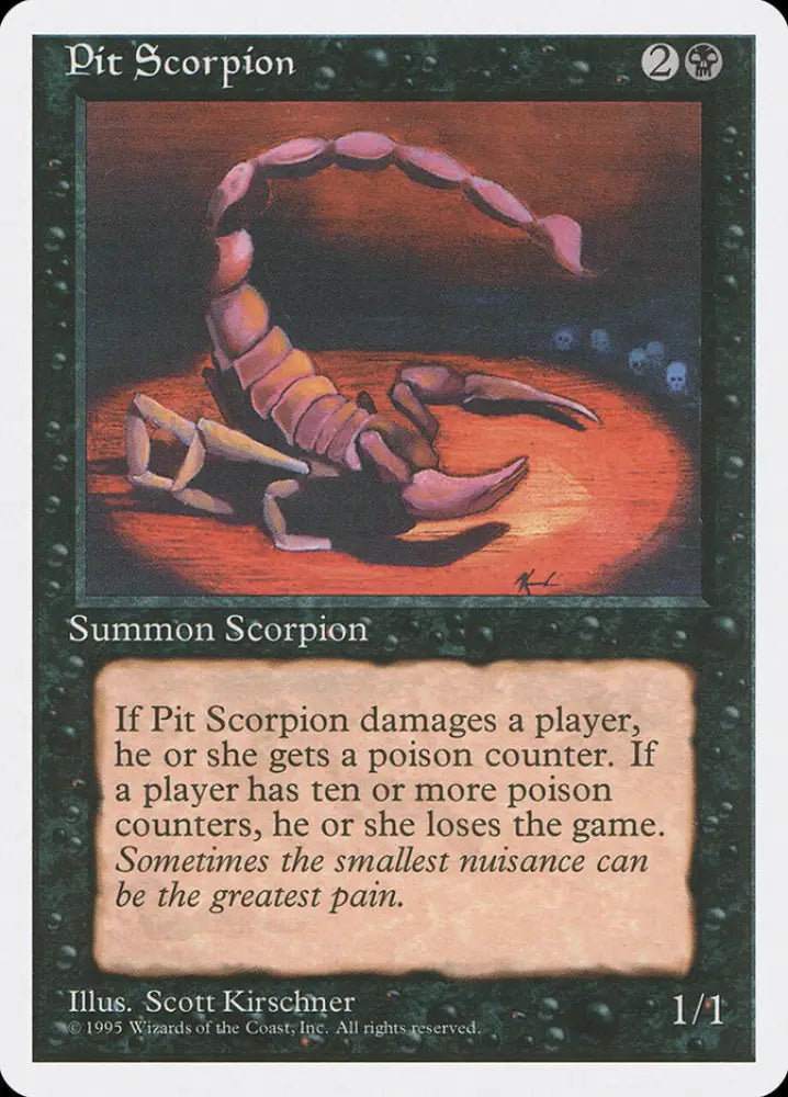 Pit Scorpion [Fourth Edition] - MTG Single