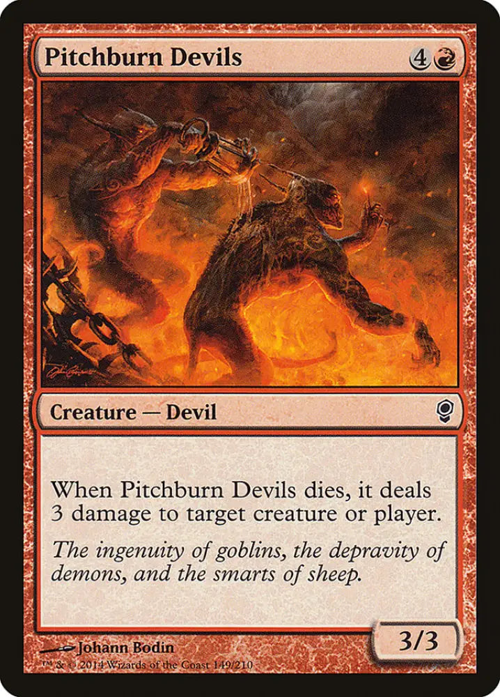 Pitchburn Devils [Conspiracy] - MTG Single