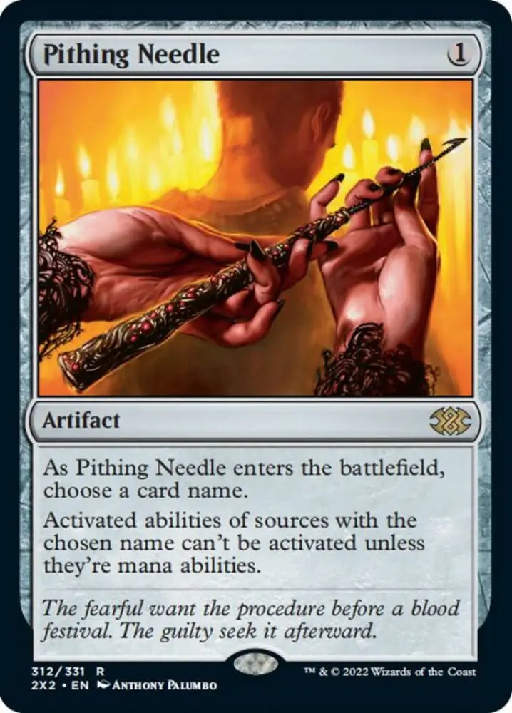 Pithing Needle [Double Masters 2022] - MTG Single