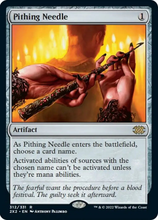 Pithing Needle [Double Masters 2022] - MTG Single