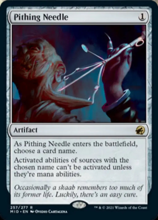 Pithing Needle [Innistrad: Midnight Hunt] - MTG Single