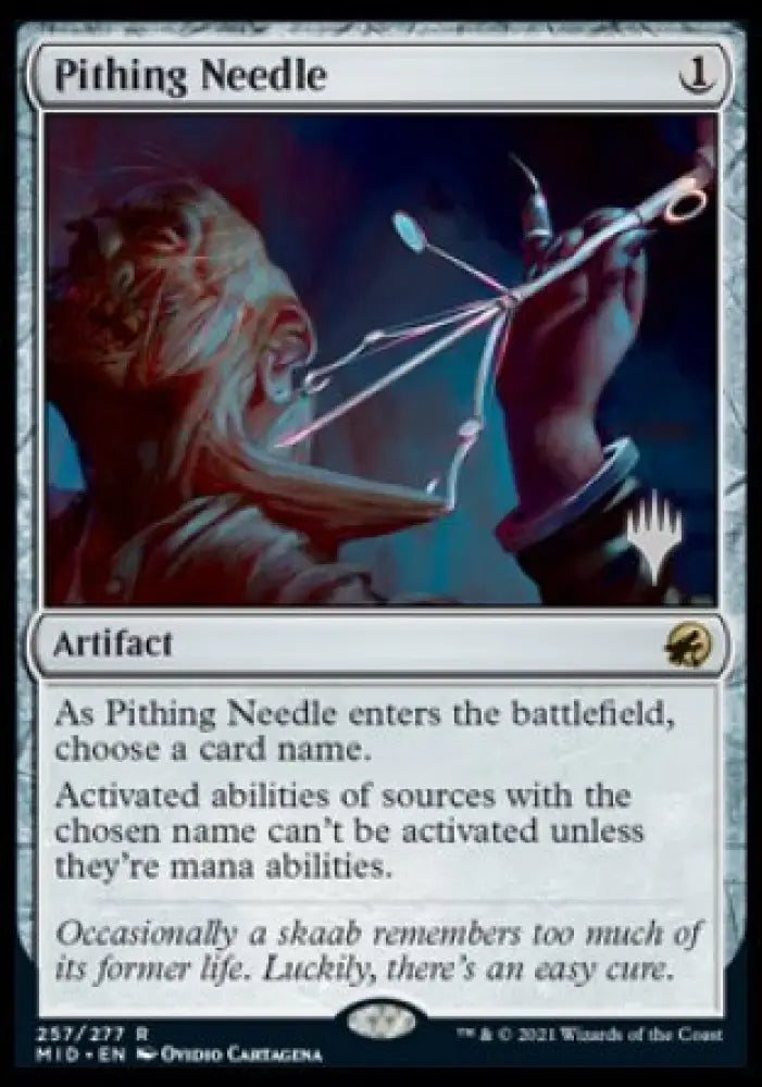 Pithing Needle (Promo Pack) [Innistrad: Midnight Hunt Promos] - MTG Single