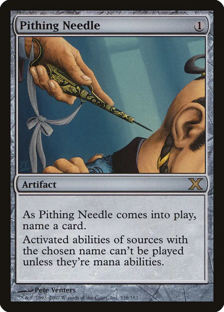 Pithing Needle [Tenth Edition] - MTG Single