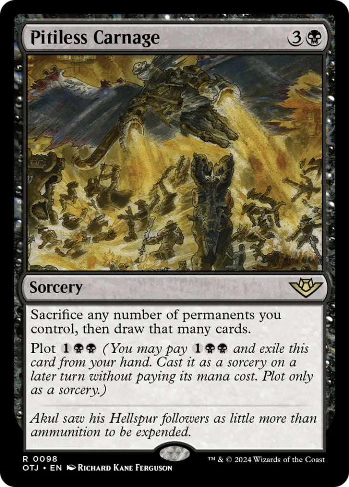Pitiless Carnage [Outlaws of Thunder Junction] - MTG Single