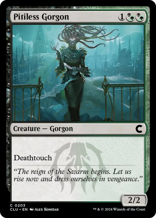 Pitiless Gorgon [Ravnica: Clue Edition] - MTG Single