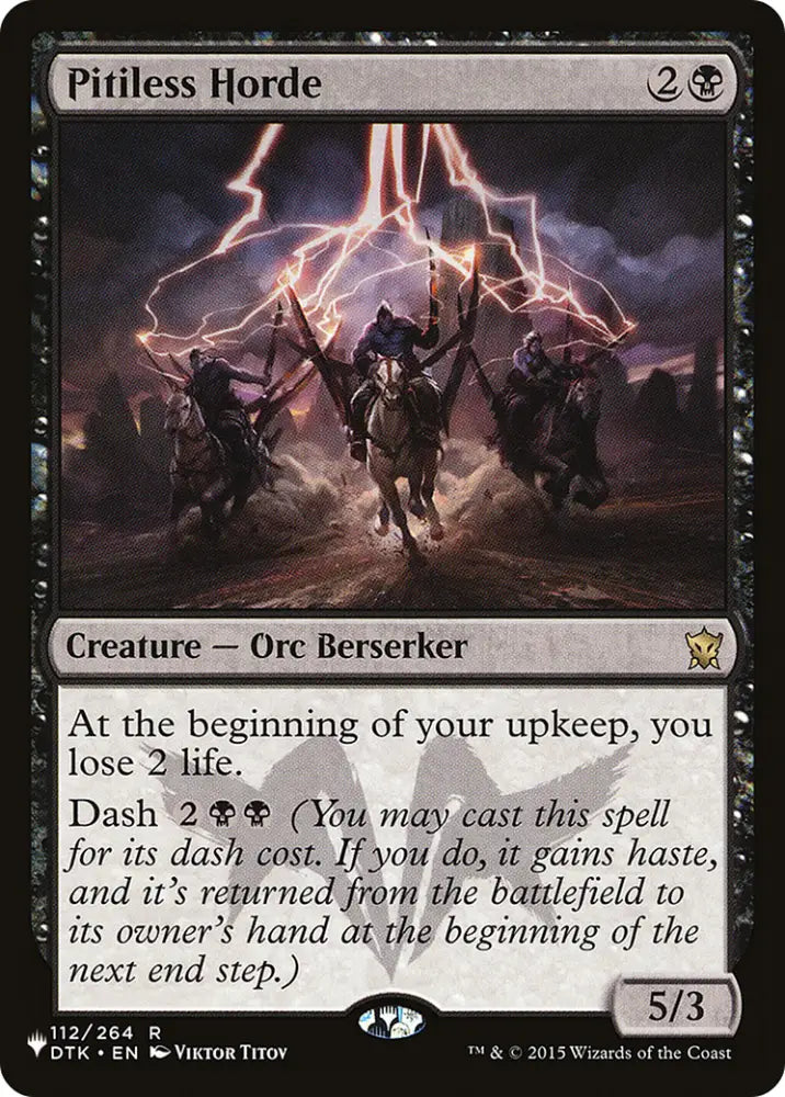 Pitiless Horde [The List] - MTG Single