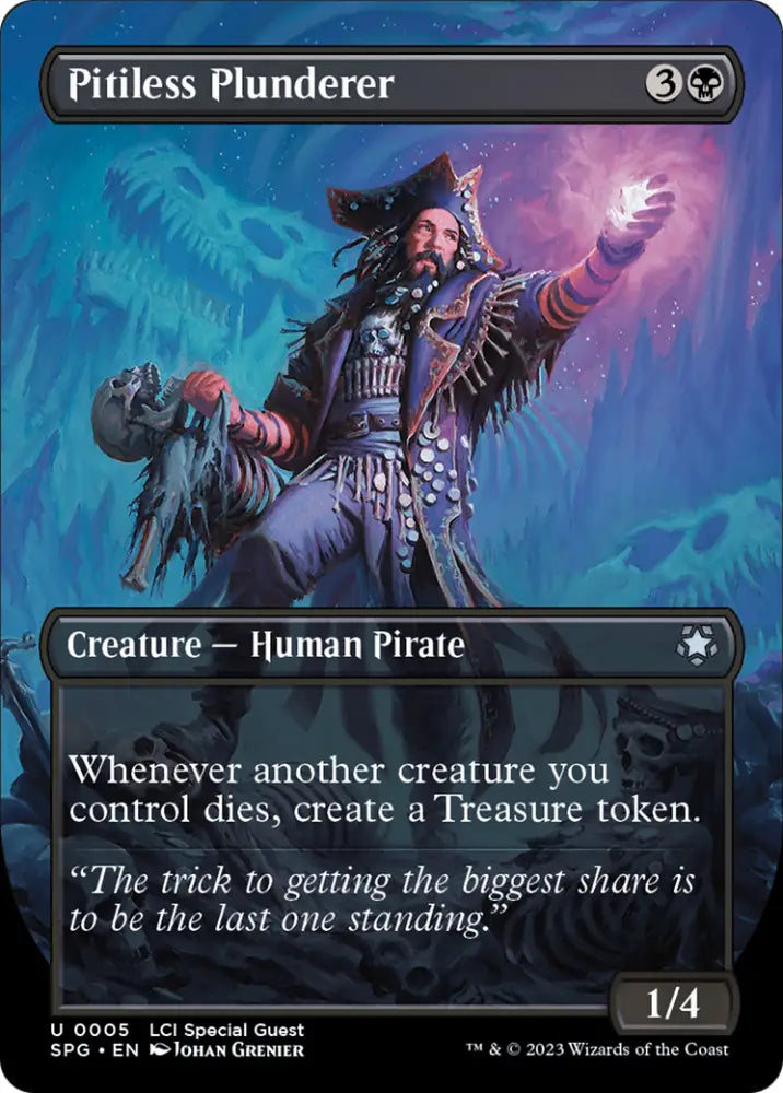 Pitiless Plunderer (Borderless) [The Lost Caverns of Ixalan Special Guests] - MTG Single