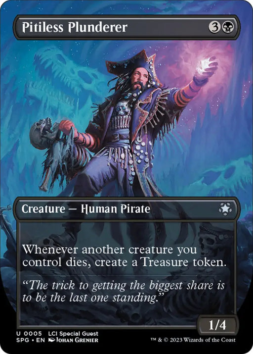 Pitiless Plunderer (Borderless) [The Lost Caverns of Ixalan Special Guests] - MTG Single